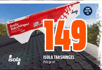 Obs Bygg ISOLA TAKSHINGEL tilbud