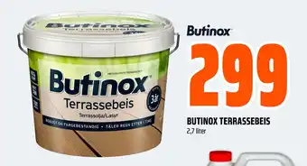 Obs Bygg BUTINOX TERRASSEBEIS tilbud