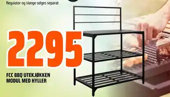 Obs Bygg FCC BBQ UTEKJØKKEN MODUL MED HYLLER tilbud