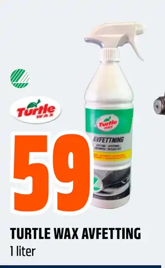 Obs Bygg TURTLE WAX AVFETTING tilbud
