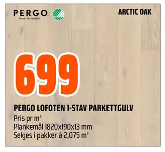 PERGO LOFOTEN 1-STAV PARKETTGULV