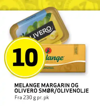 Bunnpris Melange Margarin og Olivero Smør/Olivenolje tilbud