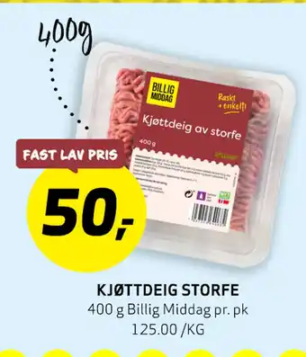 Bunnpris Kjøttdeig Storfe tilbud