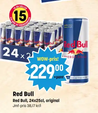 Eurocash Red Bull tilbud