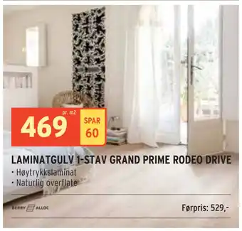 Montér LAMINATGULV 1-STAV GRAND PRIME RODEO DRIVE tilbud