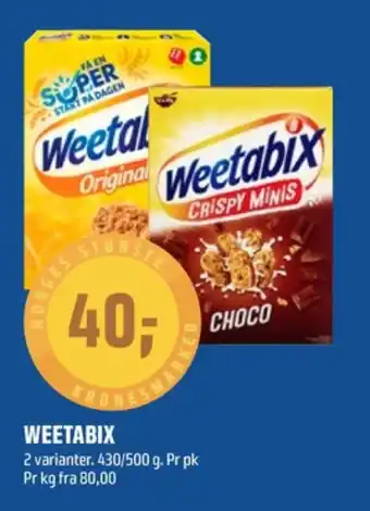 Weetabix frokostprodukt