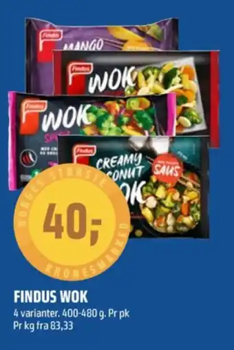 Coop Obs Findus wok spicy tilbud