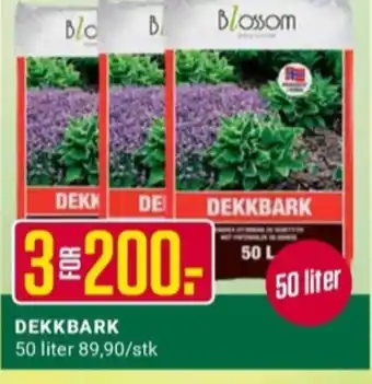 Europris Blossom dekkbark tilbud