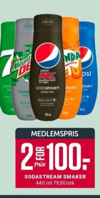Europris Sodastream smagskoncentrat tilbud