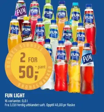 Coop Obs Fun light saft tilbud