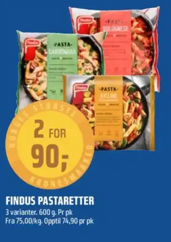 Coop Obs Findus ferdigretter tilbud