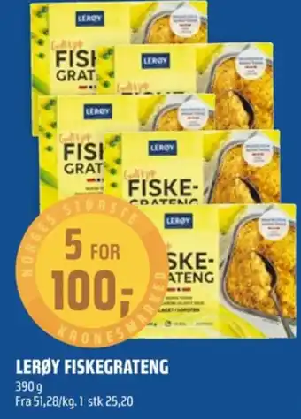 Coop Obs Lerøy fiskegratin tilbud