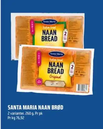 Coop Obs Santa maria naanbrød tilbud