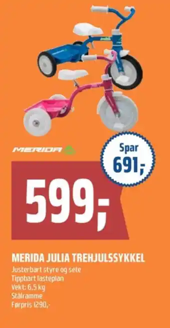 Coop Obs Merida sykkel tilbud