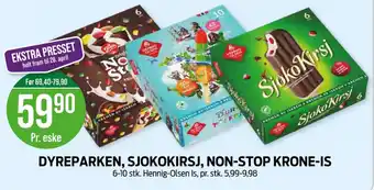 Kiwi Hennig-olsen sjokokirsj ispinner tilbud