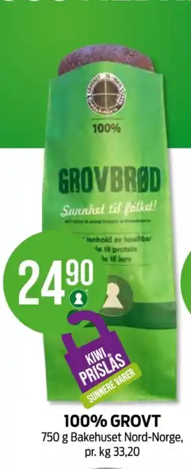 Kiwi Ukjent grovbrød tilbud