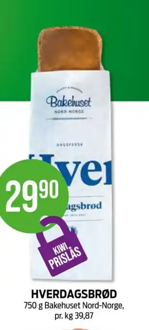 Kiwi Bakehuset hverdagsgrovt tilbud