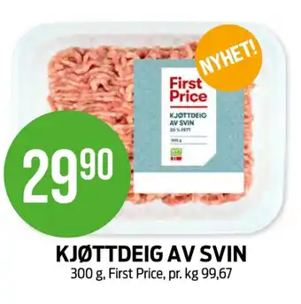Kiwi First price kjøttdeig tilbud