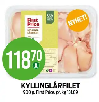 Kiwi First price kyllinglårfilet tilbud