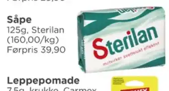 Meny Sterilan håndsåpe tilbud