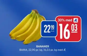 Rema 1000 Bama banan tilbud