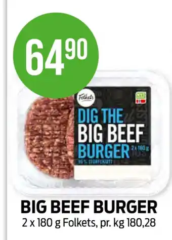 Kiwi Folkets burger tilbud