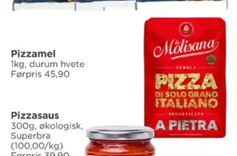 Meny La molisana pizzamel tilbud