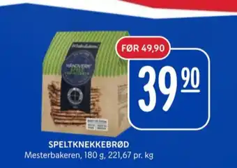 Rema 1000 Mesterbakeren knekkebrød tilbud