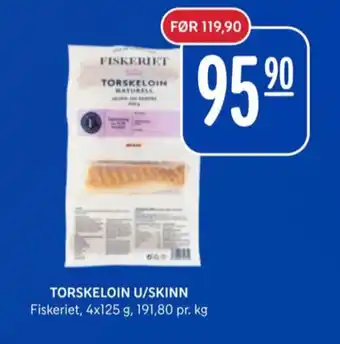 Rema 1000 Fiskeriet torskefilet tilbud