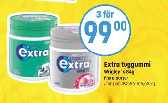 eurocash Extra tuggummi tilbud