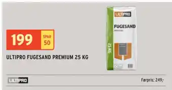 Montér ULTIPRO FUGESAND PREMIUM 25 KG tilbud