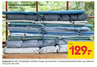 Rusta Stolputer tilbud