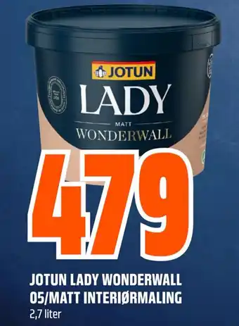 Obs Bygg JOTUN LADY WONDERWALL 05/MATT INTERIØRMALING tilbud