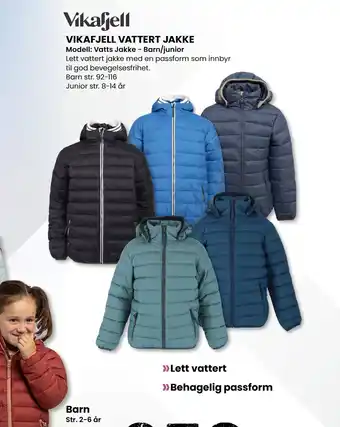 Sport Outlet VIKAFJELL VATTERT JAKKE tilbud