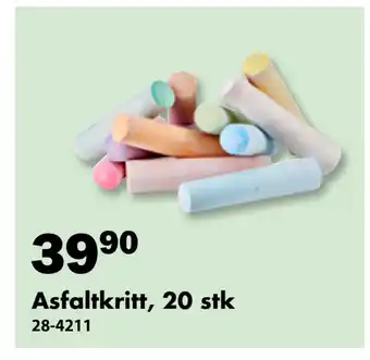 Biltema Asfaltkritt, 20 stk tilbud