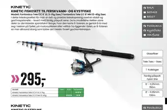 Sport Outlet KINETIC FISKESETT TIL FERSKVANN- OG KYSTFISKE tilbud