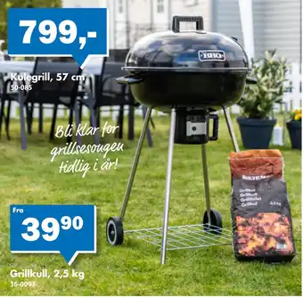 Biltema Kulegrill, 57 cm tilbud