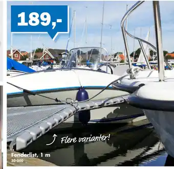 Biltema Fenderlist, 1 m tilbud