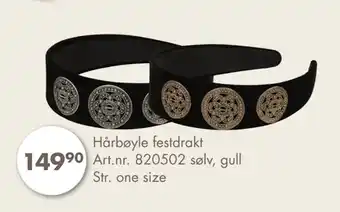 Sparkjøp Hårbøyle festdrakt tilbud