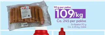 Gigaboks Grillpølse 90 g tilbud