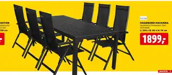jem & fix HAGEBORD HAVANNA tilbud