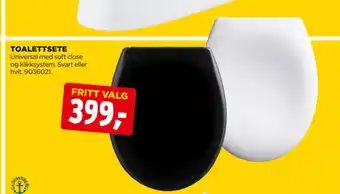jem & fix TOALETTSETE tilbud