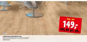 jem & fix LAMINATGULV BURLINGTON OAK tilbud
