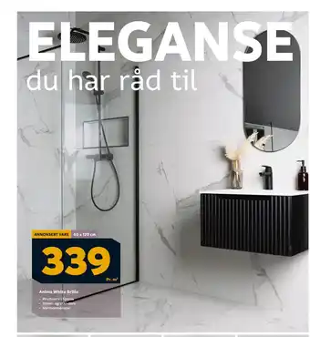 Megaflis Anima White Brillo tilbud