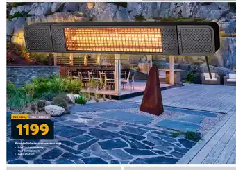 Megaflis Provida Solis terrassevarmer sort tilbud