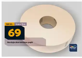 Megaflis Nordsjø skarveremse papir tilbud