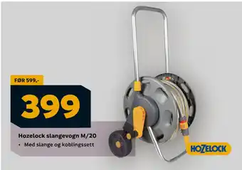 Megaflis Hozelock slangevogn M/20 tilbud