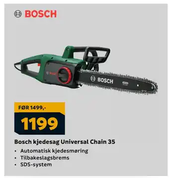 Megaflis Bosch kjedesag Universal Chain 35 tilbud