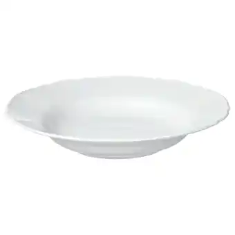 IKEA Upplaga Dyp tallerken, hvit, 26 cm tilbud
