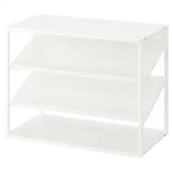 IKEA Platsa Åpen skooppbevaring, hvit, 80x40x60 cm tilbud